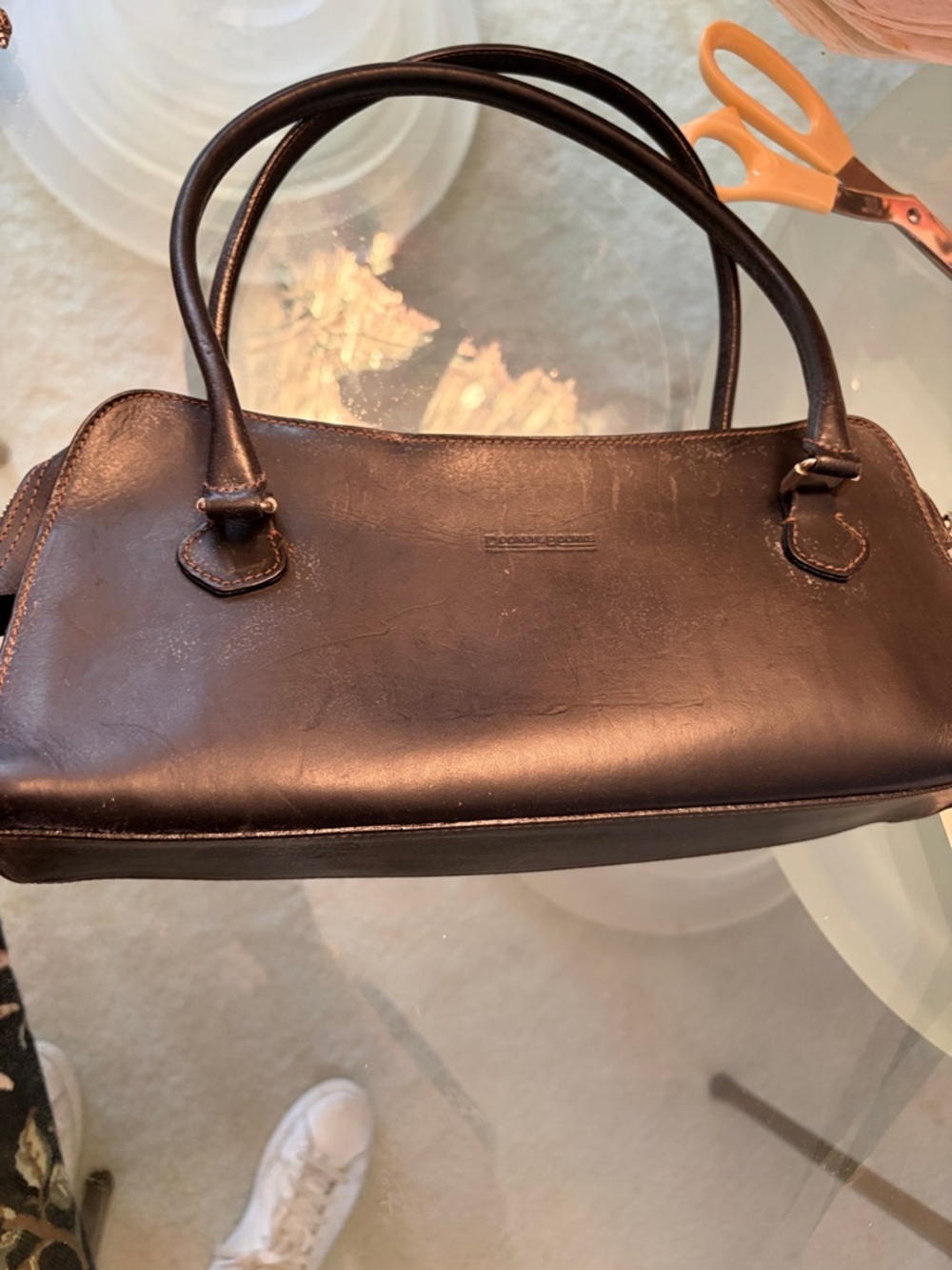 Dooney & Bourke Black Shoulder Bag with Classic Barrel Shape - Picture 10 of 10